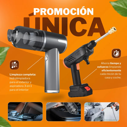 Hidrolavadora Inalámbrica 48V + Aspirador 3 en 1 de Regalo